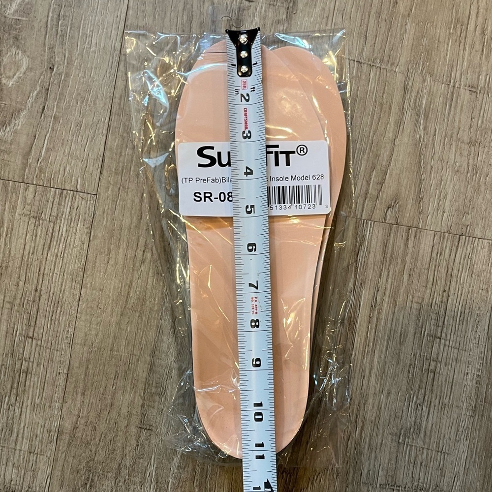 Sure Fit SR-08V Bilam Diabetic Insole in Soft Beige Model 628 - Picture 6 of 7